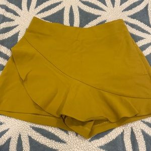 Zara Yellow Skort